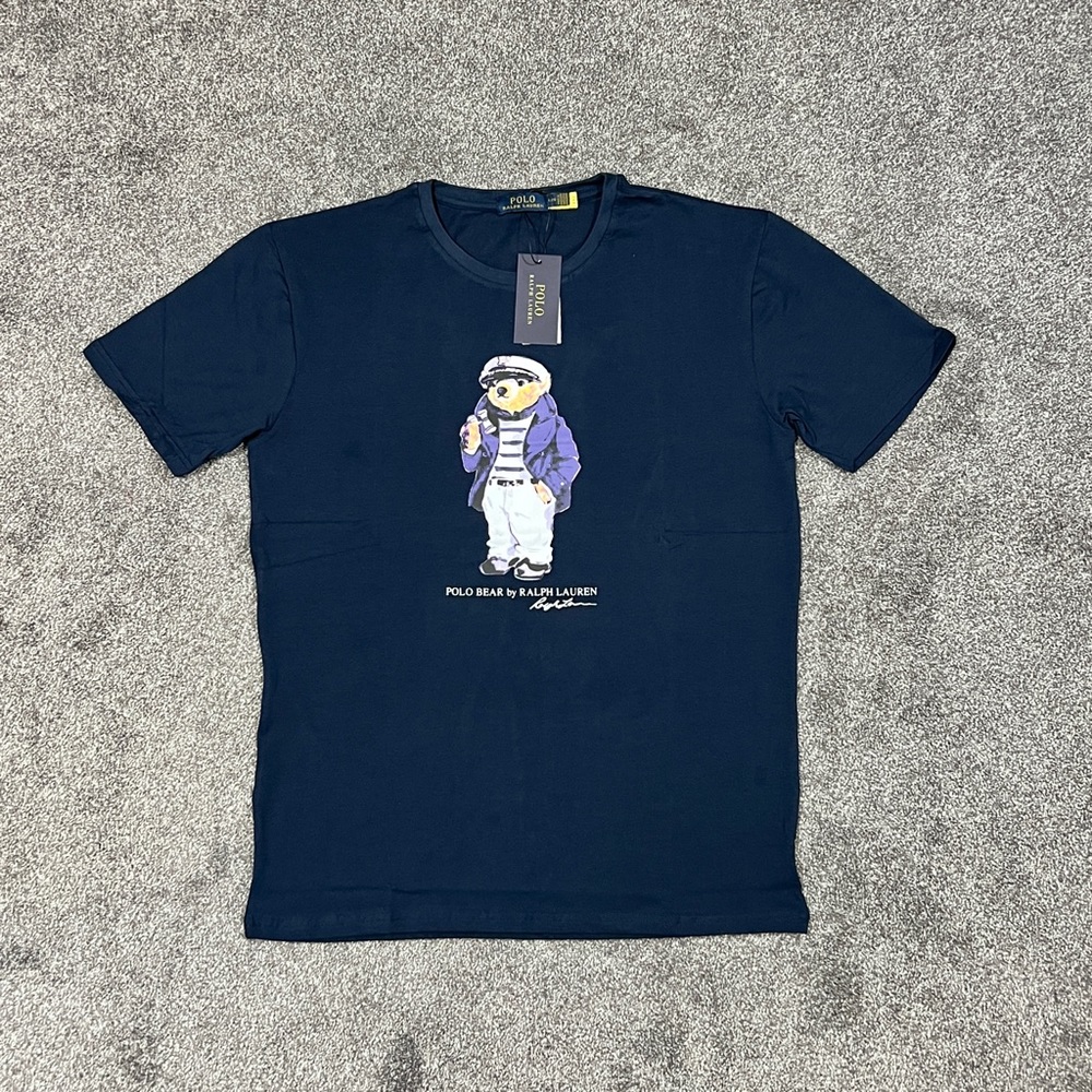 Navy Polo Bear Tshirt